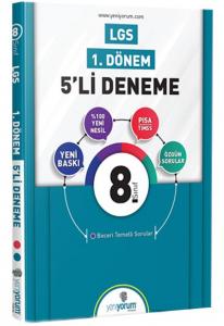 Yeniyorum 8. Sınıf 1. Dönem 5li Deneme