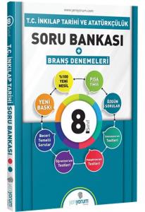 Yeniyorum 8. Sınıf T.C İnkılap Tarihi ve Atatürkçülük Soru Bankası Branş Denemeleri
