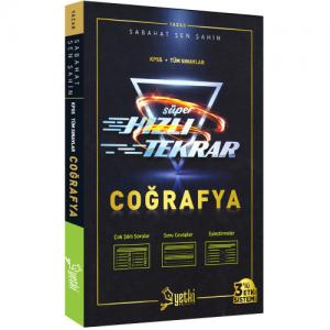 Yetki 2018 KPSS Coğrafya Süper Hızlı Tekrar Kitabı