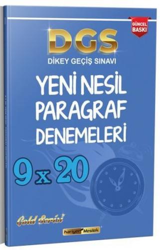 Kariyer Meslek 2021 DGS 9X20 Paragraf Denemeleri