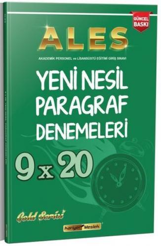 Kariyer Meslek 2021 ALES 9X20 Yeni Nesil Paragraf Denemeleri