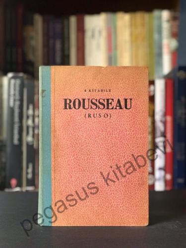 6 Kitabile Rousseau 1. Baskı 1960 J. J. Rousseau
