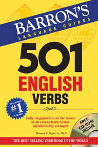 Barron's Language Guides 501 English Verbs with CD ROM Barrons Komisyo