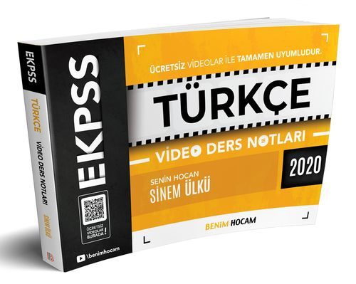 .Benim Hocam 2020 EKPSS Türkçe Video Ders Notları