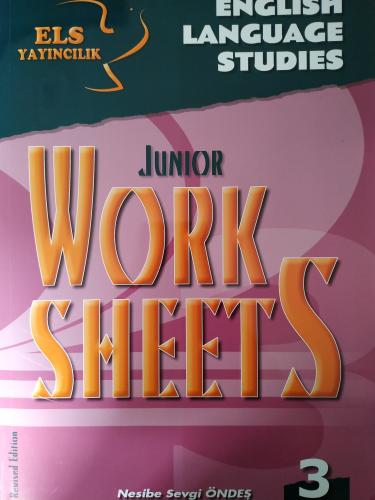 Junior Work Sheets 3 Nesibe Sevgi Öndeş