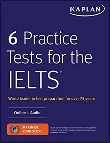 Kaplan 6 Practice Tests for the IELTS Online Audio Kaplan Komisyon