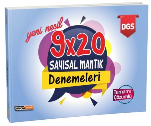 Kariyer Meslek 2021 DGS Yeni Nesil 9x20 Sayısal Mantık Denemeleri