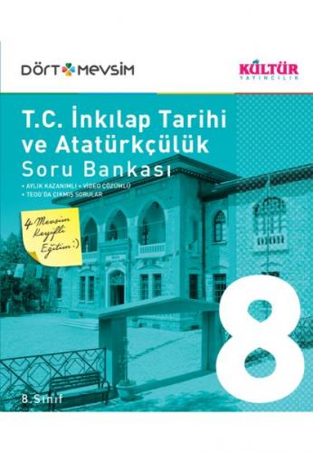 Kültür 8. Sınıf Dört Mevsim T.C İnkılap Tarihi ve Atatürkçülük Soru Ba