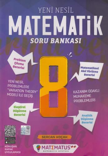 Matematus Yayınları 8. Sınıf Matematik Yeni Nesil Soru Bankası Sercan 