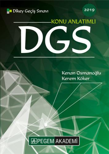 Pegem 2019 DGS Konu Anlatımlı Kerem Köker Kenan Osmanoğlu