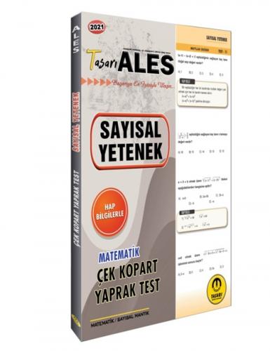 Tasarı 2021 ALES Sayısal Yetenek Yaprak Test
