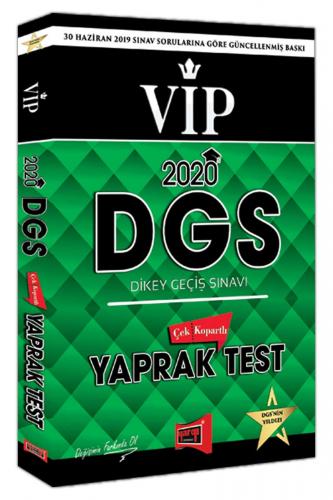 Yargı 2020 DGS VIP Çek Kopartlı Yaprak Test