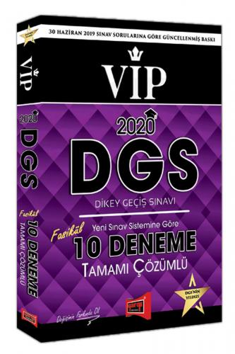 Yargı 2020 DGS VIP Yeni Sınav Sistemine Göre Tamamı Çözümlü 10 Fasikül Deneme
