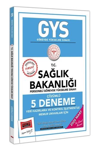 Yargı 2020 GYS T.C. Sağlık Bakanlığı Veri Hazırlama ve Kontrol İşletmeni ile Memur Unvanları İçin Ç