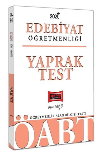 .Yargı 2020 KPSS ÖABT Türk Dili ve Edebiyatı Öğretmenliği Yaprak Test