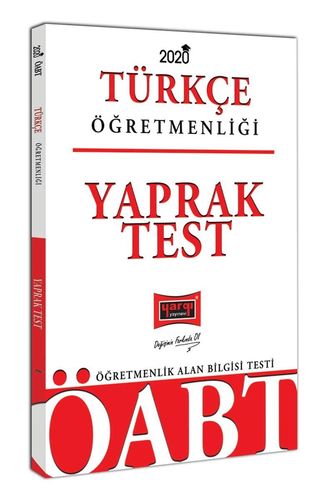 .Yargı 2020 KPSS ÖABT Türkçe Öğretmenliği Yaprak Test