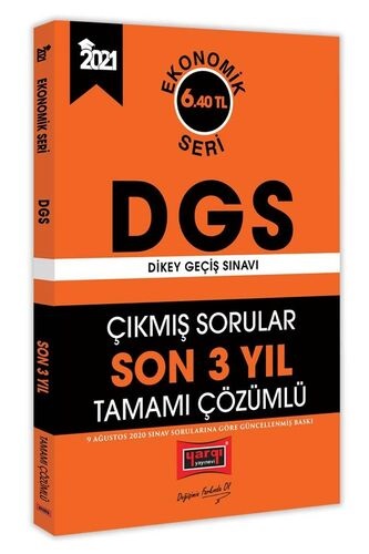 Yargı 2021 DGS Son 3 Yıl Tamamı Çözümlü Çıkmış Sorular Ekonomik Seri