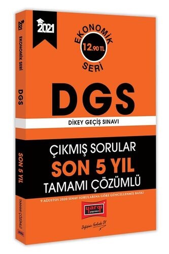 Yargı 2021 DGS Son 5 Yıl Tamamı Çözümlü Çıkmış Sorular Ekonomik Seri