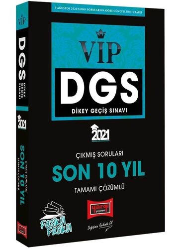 Yargı 2021 DGS VIP Sayısal-Sözel Yetenek Son 10 Yıl Tamamı Çözümlü Fasikül Çıkmış Sorular