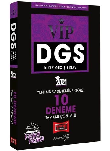 Yargı 2021 DGS VIP Yeni Sınav Sistemine Göre Tamamı Çözümlü 10 Fasikül Deneme