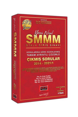 2021 SMMM Staja Giriş Sınavı Konularına Göre Düzenlenmiş Tamamı Ayrıntılı Çözümlü Çıkmış Sorular 4. Baskı