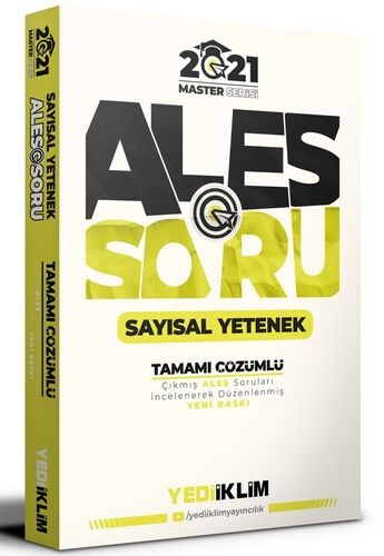 Yediiklim 2021 ALES Master Serisi Sayısal Yetenek Soru Bankası