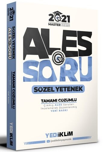 Yediiklim 2021 ALES Master Serisi Sözel Yetenek Soru Bankası