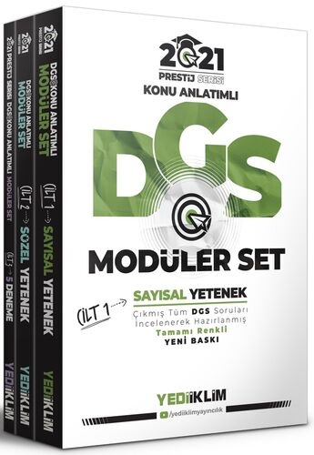Yediiklim 2021 DGS Prestij Serisi Konu Anlatımlı Modüler Set