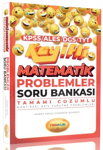 Yediiklim KPSS ALES DGS TYT Keyifli Matematik Tamamı Çözümlü Soru Bankası