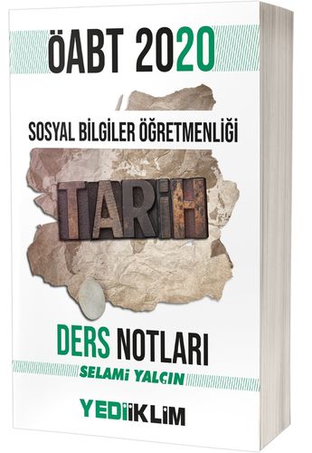 .Yediiklim 2020 KPSS ÖABT Sosyal Bilgiler Öğretmenliği Tarih Ders Notları