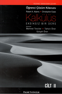 Kalkülüs Eksiksiz Bir Ders Öğrenci Çözüm Kılavuzu Cilt 2