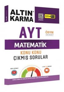 Altın Karma Yayınları AYT Matematik Konu Konu Çıkmış Sorular Video Çözümlü