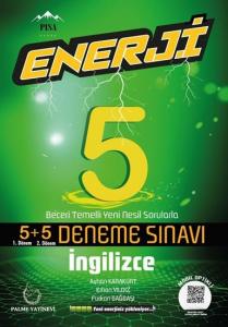 Palme Yayınları 5. Sınıf Enerji İngilizce 5+5 Deneme Sınavı