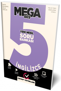 Cevap Yayınları 5. Sınıf İngilizce Mega Beş Soru Bankası