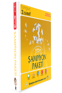 Tonguç Akademi 3. Sınıf Tüm Dersler Şampiyon Paketi Set