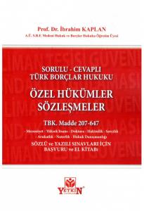 Özel Hükümler Sözleşmeler