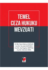 Temel Ceza Hukuku Mevzuatı Mahmut Kaplan