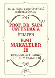 Prof. Dr. Saim Üstündağ’a İthafen İlmi Makaleler II