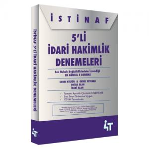 İstinaf 5’li İdari Hakimlik Denemeleri
