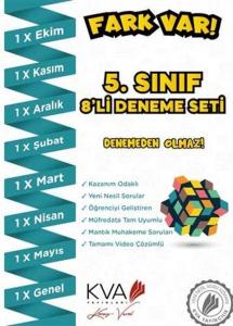KVA Yayınları 5. Sınıf Fark Var 8 li Deneme Seti