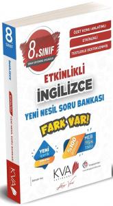 KVA Yayınları 8. Sınıf İngilizce Yeni Nesil Etkinlikli Fark Var Soru Bankası