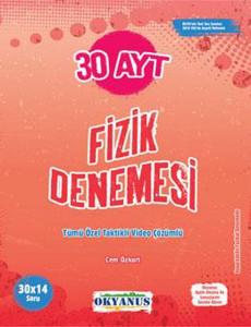 KELEPİR Okyanus Yayınları AYT Fizik 30 Denemesi