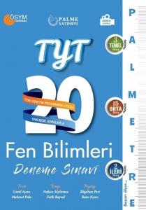 Palme Yayınları TYT Fen Bilimleri Palmetre Serisi 20 Deneme Video Çözümlü