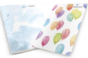 Colorful Balloons Planner & Notebook