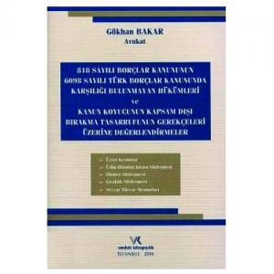 Vedat Türk Borçlar Kanununda Karşılığı Bulunmayan Hükümler
