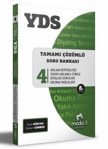 Modadil Yayınları YDS Tamamı Çözümlü Modüler Soru Bankası Serisi 4