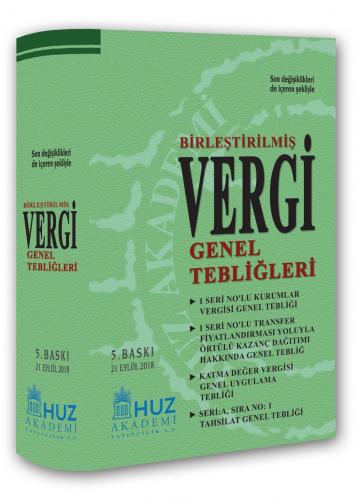 Huz Akademi Birleştirilmiş Vergi Genel Tebliğleri