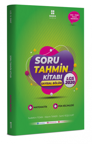 Başka Yayınları 2020 LGS Soru Tahmin Kitabı Sayısal Bölüm