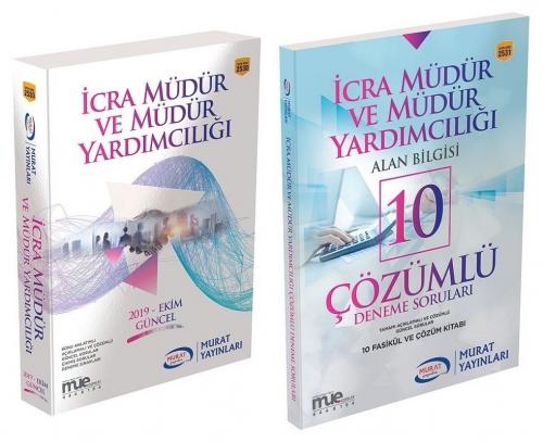 Murat Yayınları 2019 İcra Müdür ve Yardımcılığı Hazırlık Kitabı + 10 Deneme 2 li Set