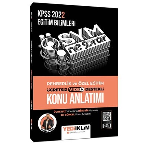 Yediiklim Yayınları 2022 KPSS ÖSYM Ne Sorar Rehberlik ve Özel Eğitim V